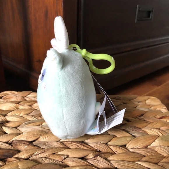 Squishmallows Miley the Llama with easter bunny ears 3” clip - Picture 2 of 8